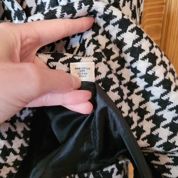 Blue Robin Anthropologie houndstooth skirt - Picture 5 of 8